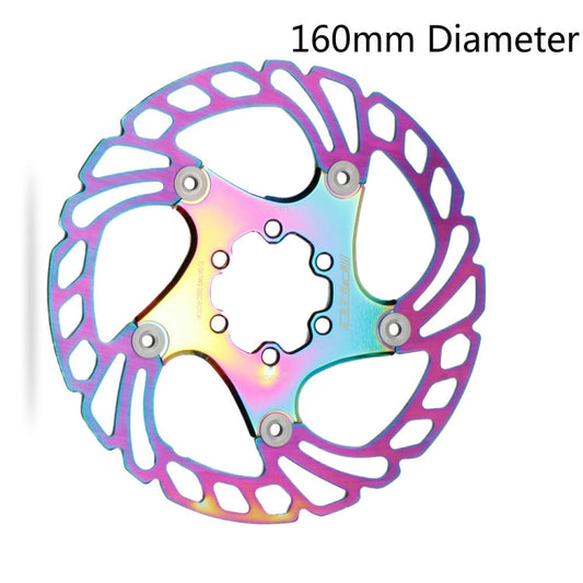 Frendorf | IIIPRO Floating Disc Road Mountainbike Sechsnagel Scheibenbremsscheibe, Größe: 160mm (Bunt)
