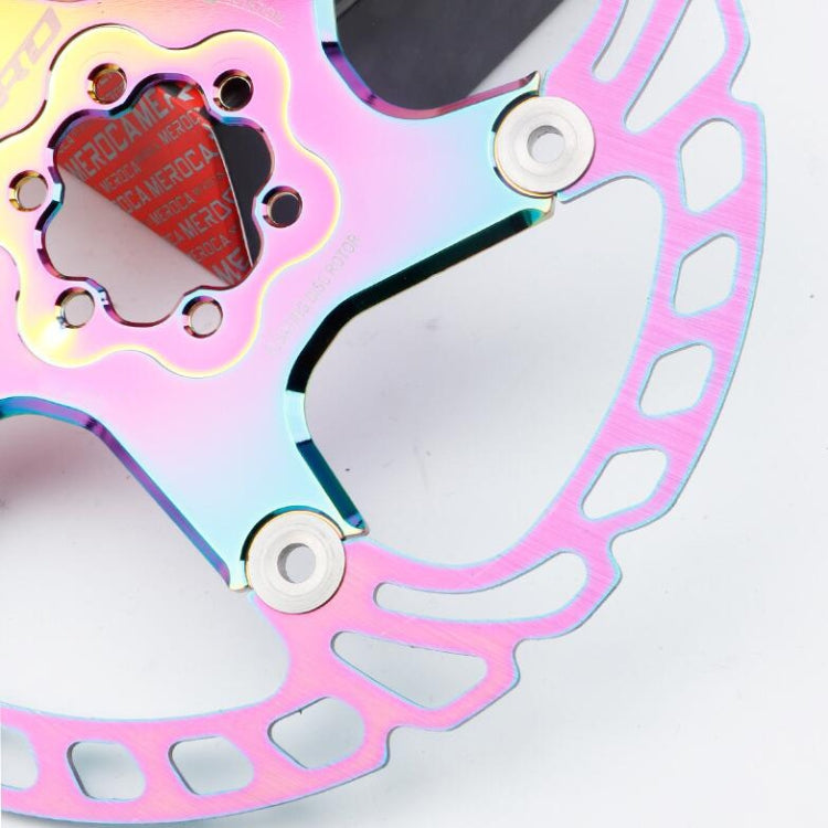 Frendorf | IIIPRO Floating Disc Road Mountain Bike Sechs Nagel Scheibenbremse Disc, Größe:180mm(Farbenfroh)