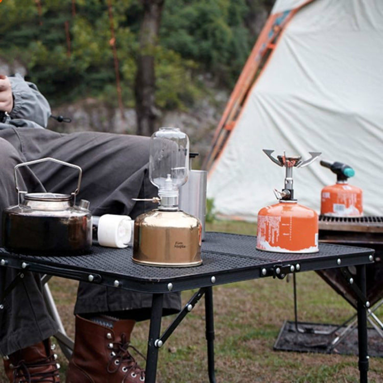 Frendorf | Fire-Maple Outdoor Metall-Gastankabdeckung Camping G2 Flachgastank Metallabdeckung (Helles Silber)