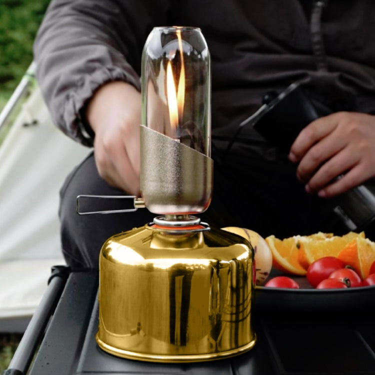 Frendorf | Fire-Maple Outdoor Metall-Gastankabdeckung Camping G2 Flache Gastank Metallabdeckung (Glänzendes Gold)