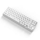 Frendorf | Ajazz K680T Mini USB Wired Dual-mode Charging 68-Tasten Laptop Bluetooth Mechanische Tastatur, Kabellänge: 1,6 m, Stil: Tea Shaft (Weiß)