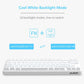 Frendorf | Ajazz K680T Mini USB Wired Dual-mode Charging 68-Tasten Laptop Bluetooth Mechanische Tastatur, Kabellänge: 1,6 m, Stil: Tea Shaft (Weiß)