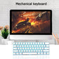 Frendorf | RK61 61 Tasten Bluetooth / 2.4G Wireless / USB Kabelgebunden Drei Modi Tablet Mobile Gaming Mechanische Tastatur, Kabellänge: 1,5 m, Stil: Grüner Schaft (Schwarz)
