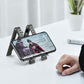 Frendorf | Metall Laptop Stand Computer Kühlung Faltbarer Mini Flacher Erhöhter Halter (Grau)