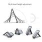 Frendorf | Metall Laptop Stand Computer Kühlung Faltbarer Mini Flacher Erhöhter Halter (Grau)