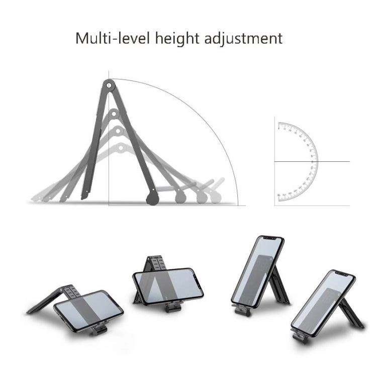 Frendorf | Metall Laptop Stand Computer Kühlung Faltbarer Mini Flacher Erhöhter Halter (Grau)