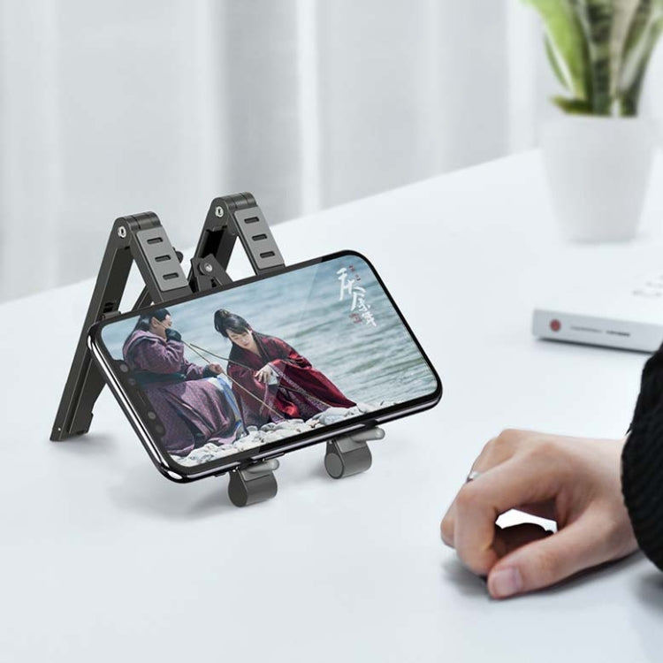 Frendorf | Metall Laptop Ständer Computer Kühlung Faltbare Mini Flach Erhöhte Halterung (Silber)
