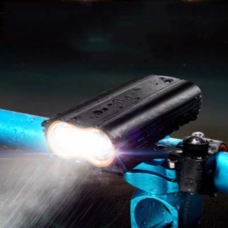 Frendorf | Fahrrad Frontlicht USB Aufladung T6 Fahrradlicht Wasserdicht Mountainbike Licht (Schwarz)
