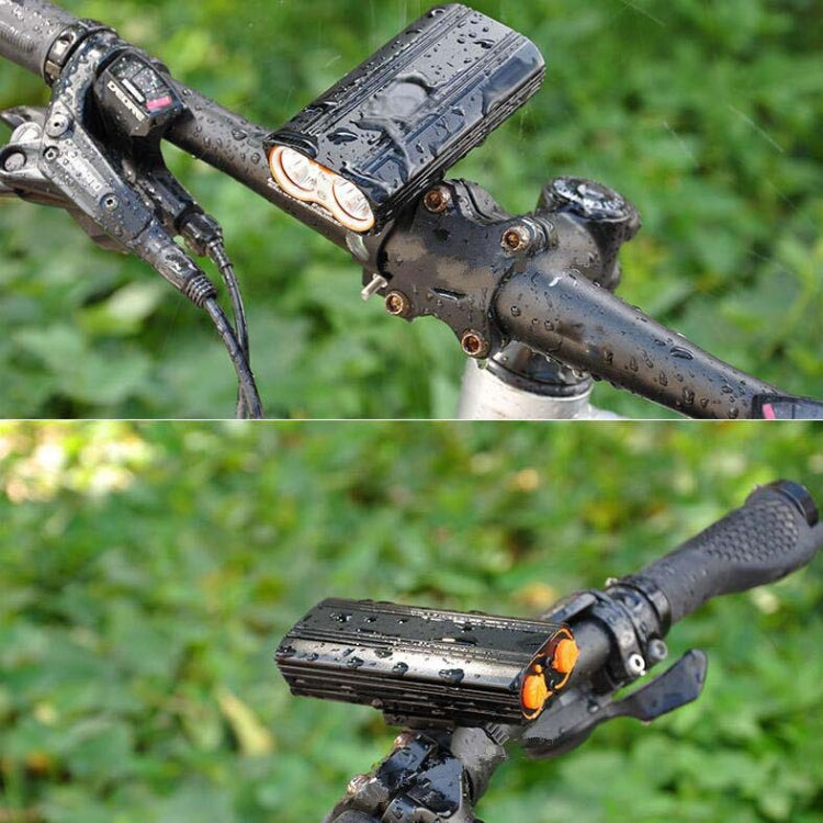 Frendorf | Fahrrad Frontlicht USB Aufladung T6 Fahrradlicht Wasserdicht Mountainbike Licht (Schwarz)