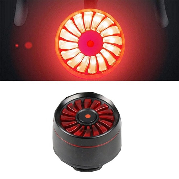 Frendorf | Fahrrad Smart Sensor Bremslicht USB Rücklicht Warnlicht (Schwarz)