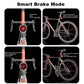 Frendorf | Fahrrad Smart Sensor Bremslicht USB Rücklicht Warnlicht (Schwarz)
