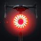 Frendorf | Fahrrad Smart Sensor Bremslicht USB Rücklicht Warnlicht (Schwarz)