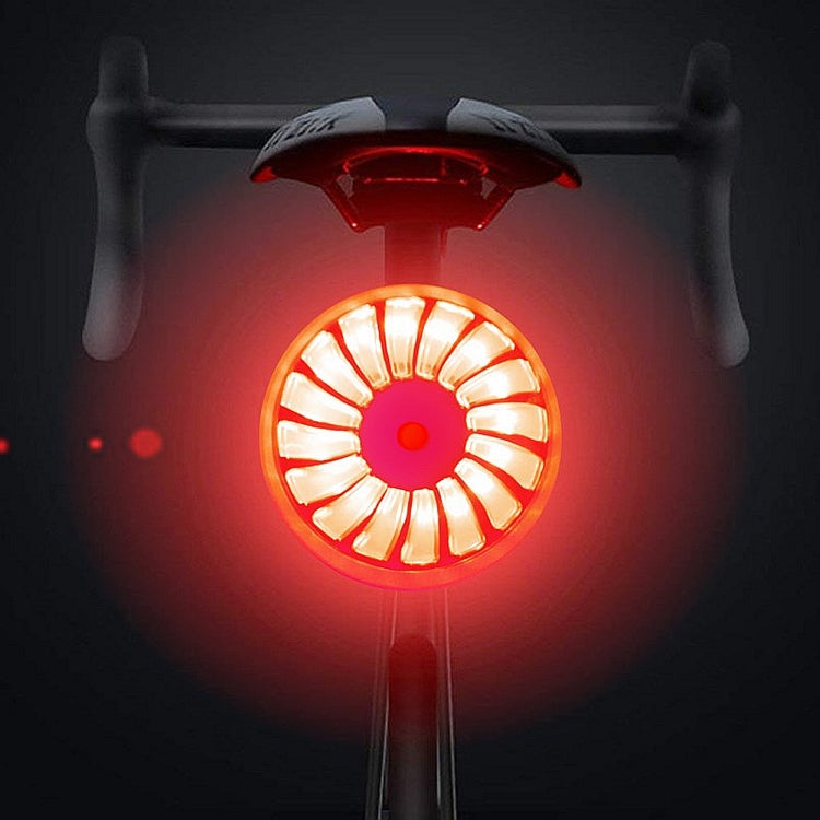 Frendorf | Fahrrad Smart Sensor Bremslicht USB Rücklicht Warnlicht (Schwarz)