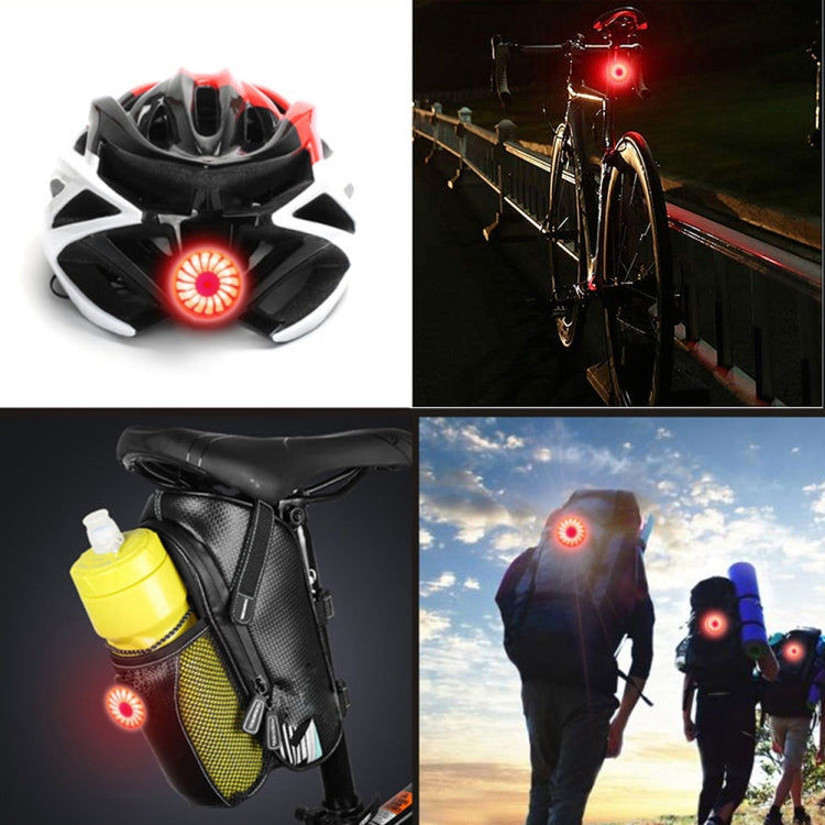 Frendorf | Fahrrad Smart Sensor Bremslicht USB Rücklicht Warnlicht (Schwarz)