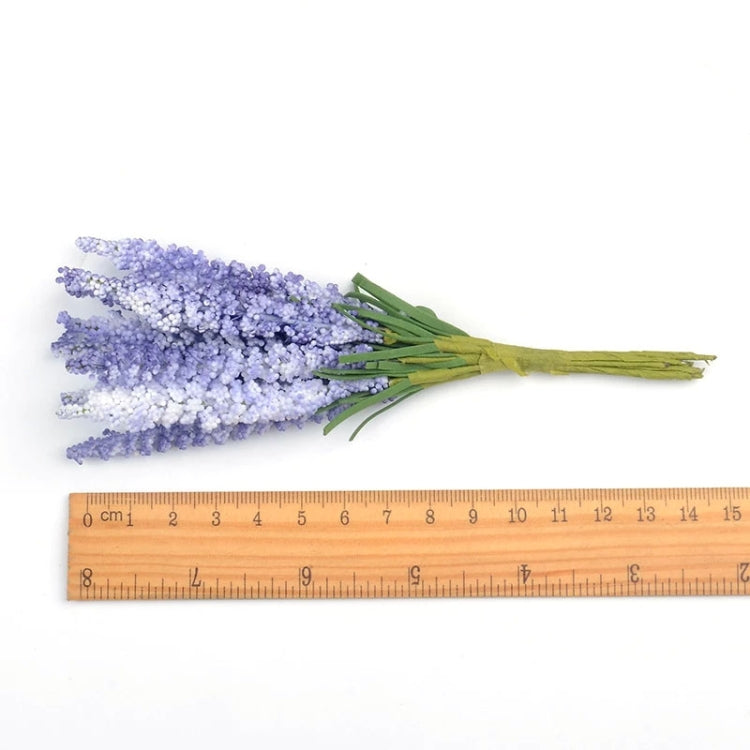 10 PCS DIY Kranz Material Kunstblumen PE Mini Lavendel Hochzeits Haus Dekoration (Milchweiß)