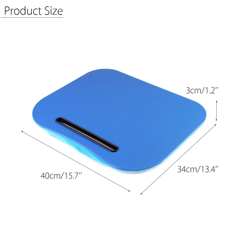 Frendorf | 2 PCS Tragbares Schreibtisch Knie Lap Kissen Handlicher Computer Lese Schreib Tisch Laptop Ständer (Blau)