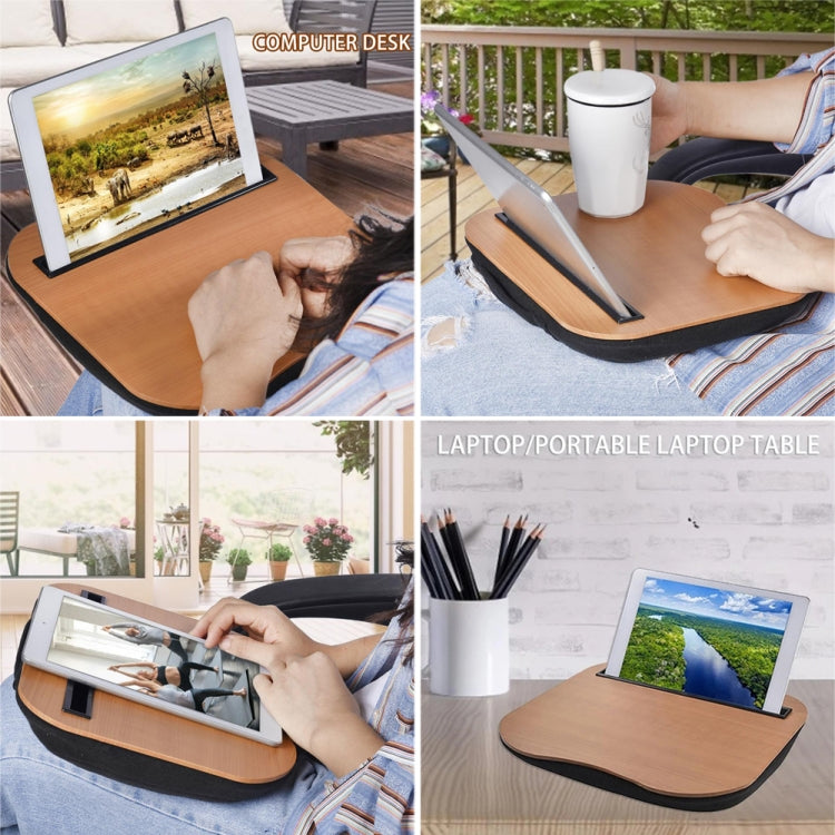 Frendorf | 2 PCS Tragbares Schreibtisch Knie Lap Kissen Handlicher Computer Lese Schreib Tisch Laptop Ständer (Blau)