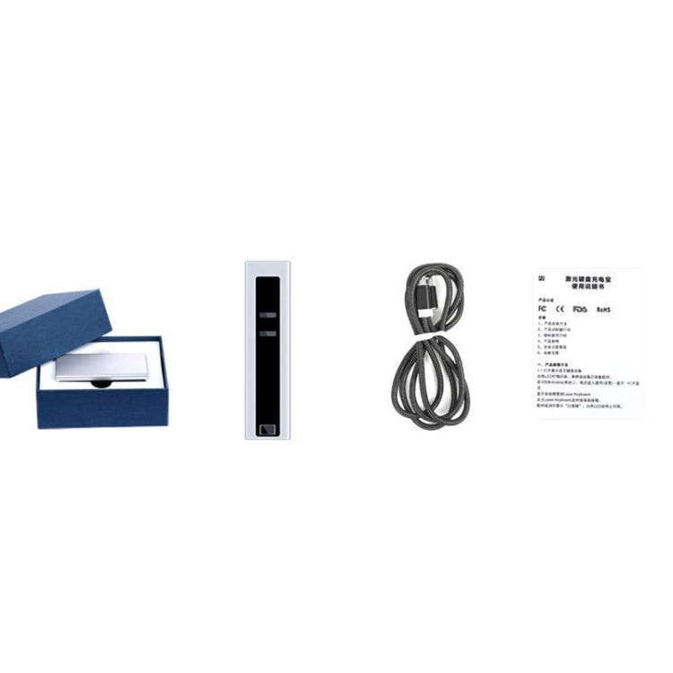 Frendorf | F2 Tragbarer Lippenstift Laser Virtuelle Laser Projektions Maus und Tastatur (Silber)