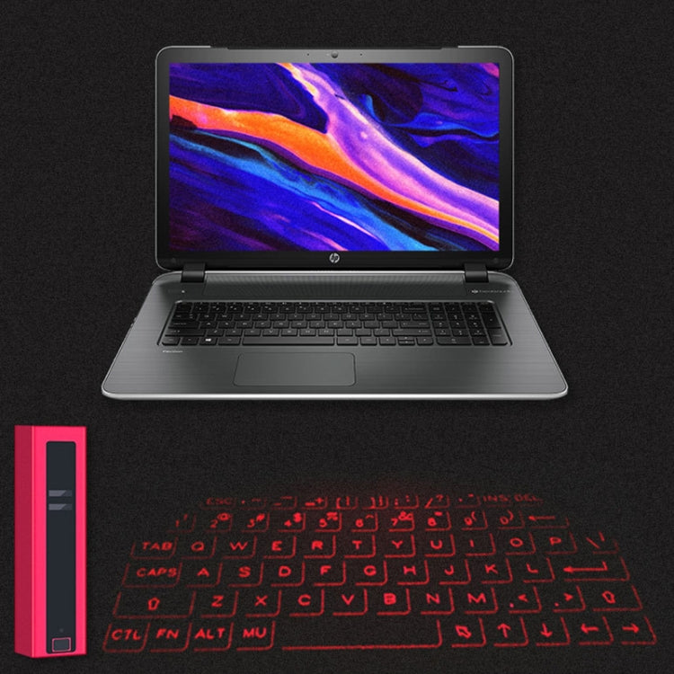 Frendorf | F2 Tragbarer Lippenstift Laser Virtuelle Laserprojektor Maus und Tastatur (Roségold)