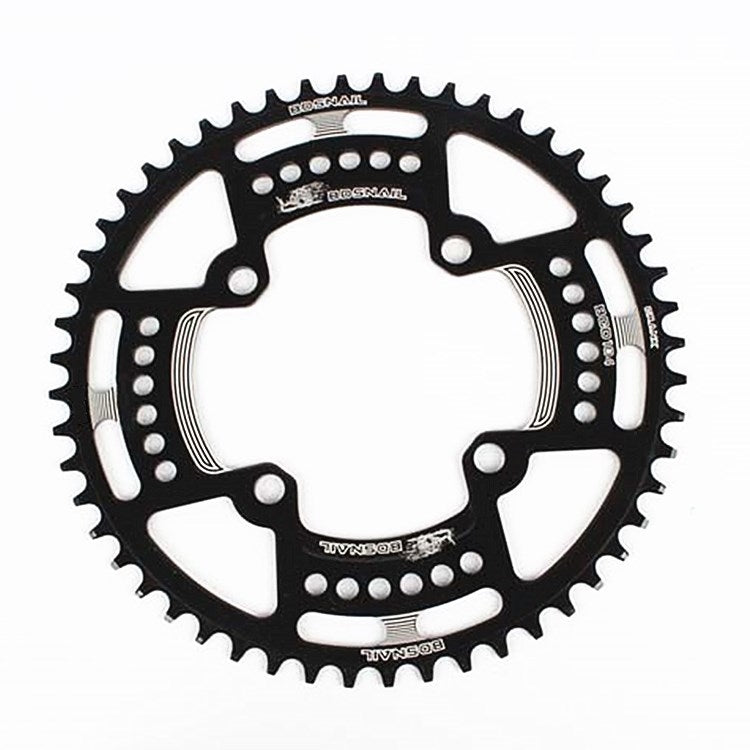 Frendorf | Schnecke Positive Und Negative Zahn Scheiben Mountainbike Einzelne Scheibe Große Zahnscheibe 104mm Bcd, Spezifikation:48T(Schwarz)