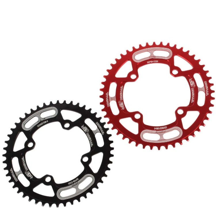 Frendorf | Schnecke Positive Und Negative Zahn Scheiben Mountainbike Einzelne Scheibe Große Zahnscheibe 104mm Bcd, Spezifikation:48T(Schwarz)