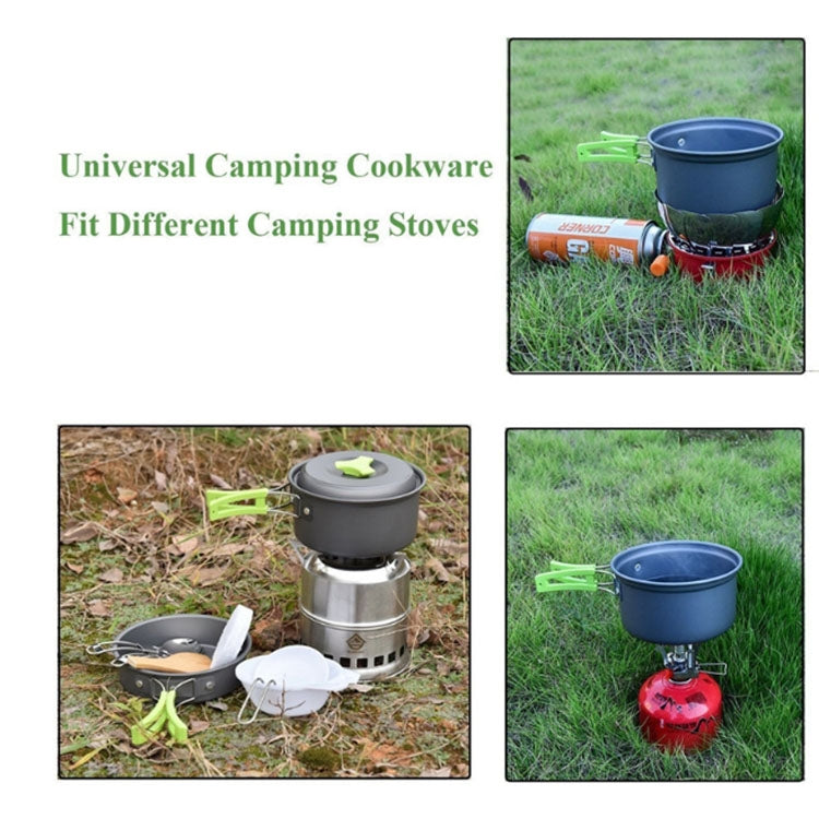 Frendorf | Camping Kochgeschirr Outdoor Kochgeschirr Set (Orange)