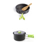 Frendorf | Camping Kochgeschirr Outdoor Kochgeschirr Set (Orange)