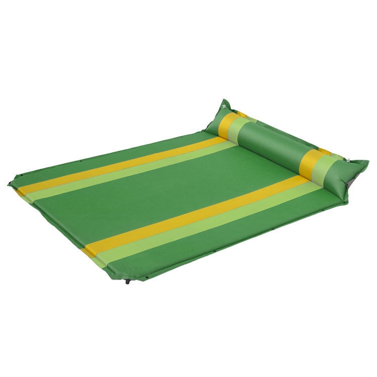 Frendorf | Farbmatching Automatische Aufblasbare Außen Sport Doppel Camping Luftkissen, Größe:190x130x3,5cm (Grün)