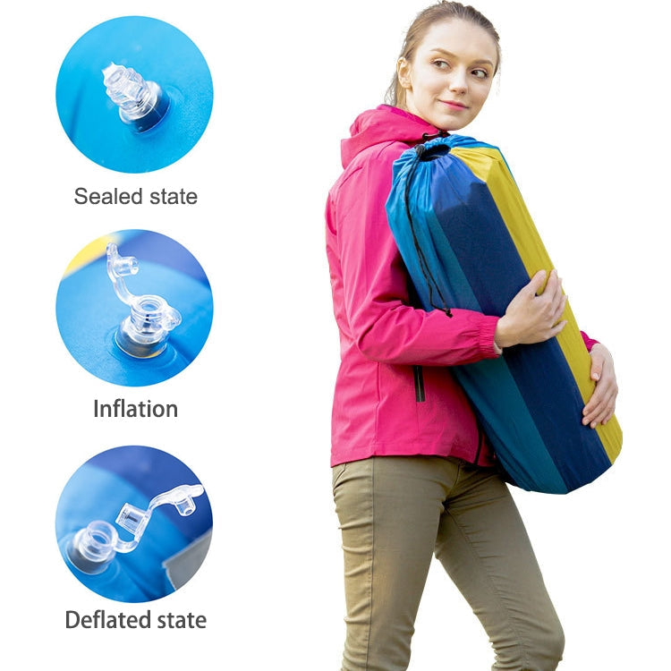 Frendorf | Farbmatching Automatische Aufblasbare Außen Sport Doppel Camping Luftkissen, Größe:190x130x3,5cm (Grün)