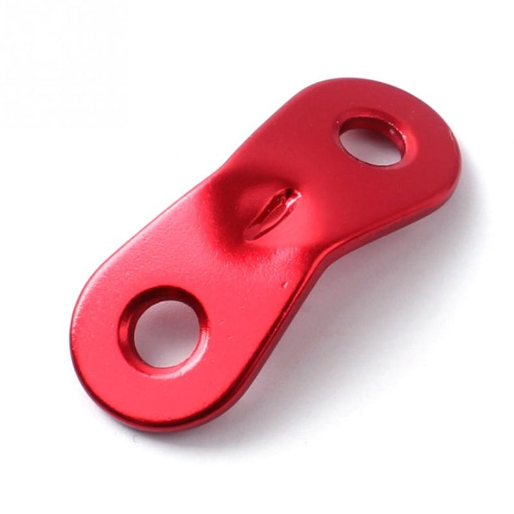 Frendorf | 10 PCS Outdoor Camping Aluminiumlegierung Kordelzüge Seil Spanntemperatur Zelt Schnur Seil Spanntemperatur (Rot)