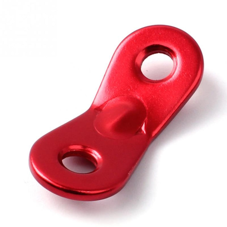 Frendorf | 10 PCS Outdoor Camping Aluminiumlegierung Kordelzüge Seil Spanntemperatur Zelt Schnur Seil Spanntemperatur (Rot)
