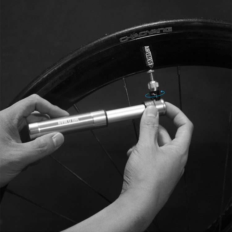Frendorf | WILD MAN Mountain Road Bike Tragbare Fahrradpumpe Us Und Französischer Mund Universelle Pumpe Mini Basketball Fußballpumpe (Rot)