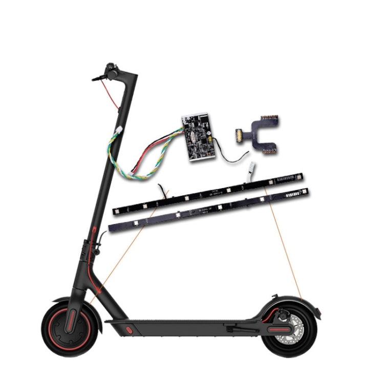 Frendorf | 3 in 1 Für Xiaomi Mijia M365 Scooter Batterie Steuerungs Hauptplatine + Weichplatte + Seitenstreifen Set