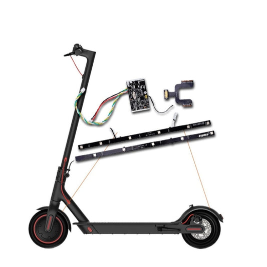 Frendorf | 3 in 1 Für Xiaomi Mijia M365 Scooter Batterie Steuerungs Hauptplatine + Weichplatte + Seitenstreifen Set