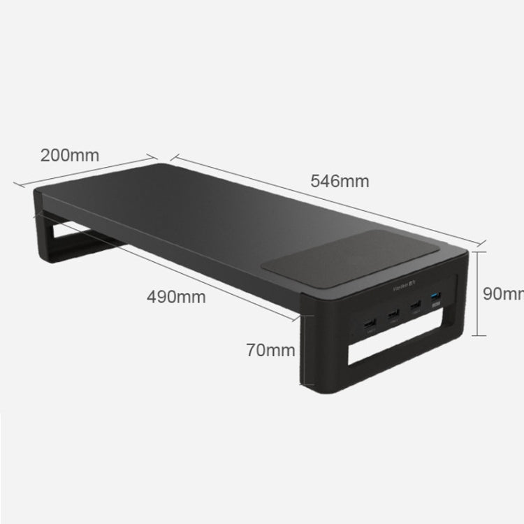Frendorf | Vaydeer Computer Monitor Erhöhter Desktop-Bildschirm Desktop-Speicherbasis, Spezifikation: Einfache Konfiguration