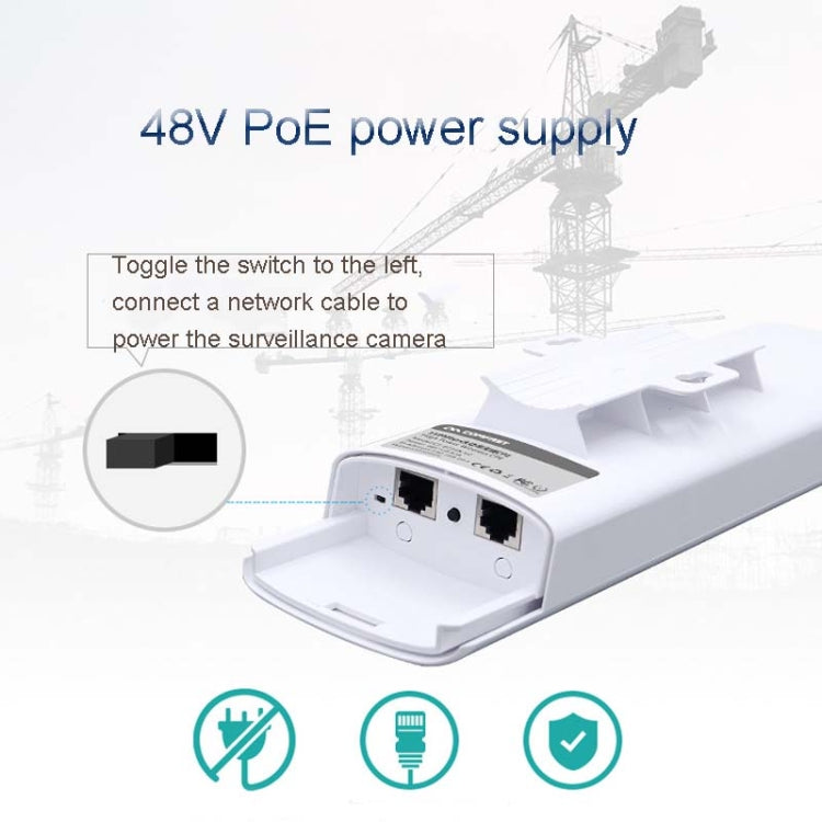 Frendorf | 2 PCSCOMFAST E314n 300mbps Abdeckung 5 Kilometer Wifi Basisstation Wireless Bridge, Plug-Typ: US-Stecker
