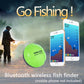 Frendorf | Fischfinder Wireless Mobile Phone Sonar Fischfinder APP Unterwasser Fischfinder Angeln Angelzubehör (Rot)