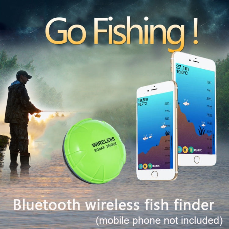 Frendorf | Fischfinder Wireless Mobile Phone Sonar Fischfinder APP Unterwasser Fischfinder Angeln Angelzubehör (Rot)