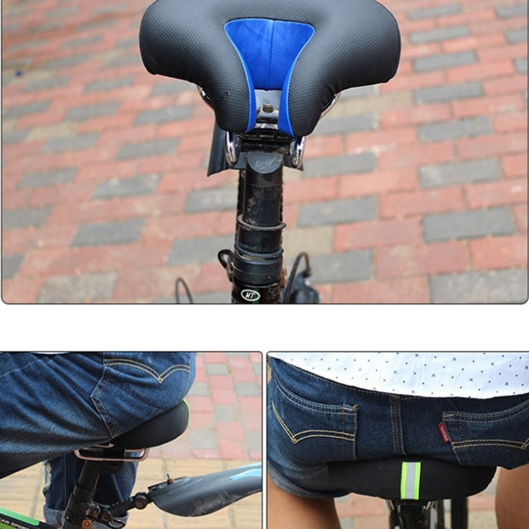 Frendorf | Noseless Fahrrad Sattel Mountain Bike Verdickte Weiche Polsterung (Schwarz)