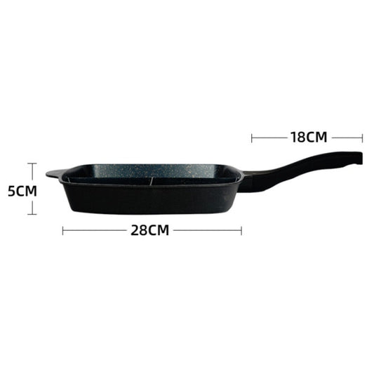 Frendorf | SizzleSplit – 3-in-1 Bratpfanne mit getrennten Sektionen