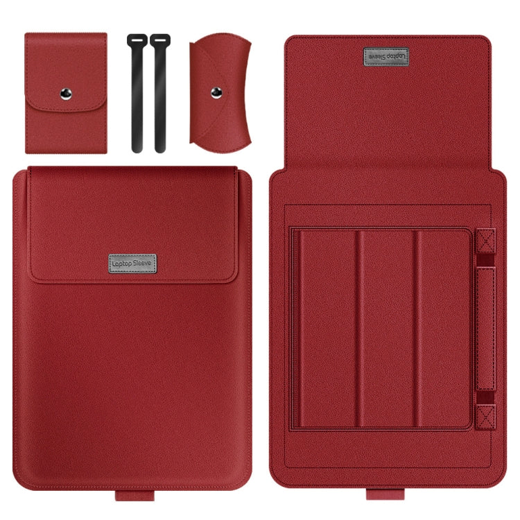 Frendorf | A2 4 in 1 Computer Halter Futter Tasche Aufbewahrungstasche, Größe: 15 Zoll (Rot)