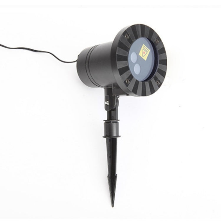 30W Fernbedienung Außen wasserdicht Laserlicht Garten Dekoration Rasenlampe, grünes Licht + rotes Licht (UK-Stecker)
