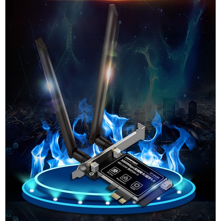 Frendorf | COMFAST Gaming Spiel 3000Mbps Gigabit Dual-Frequenz Wireless Desktop Computer PCIE Wireless Netzwerk Karte, Abdeckung: AX200 PRO