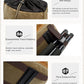 Frendorf | Batik Canvas Wasserfeste Fototasche Outdoor Abriebfest Große Kamera Foto Rucksack Herren für Nikon / Canon / Sony / Fujifilm (Khaki)