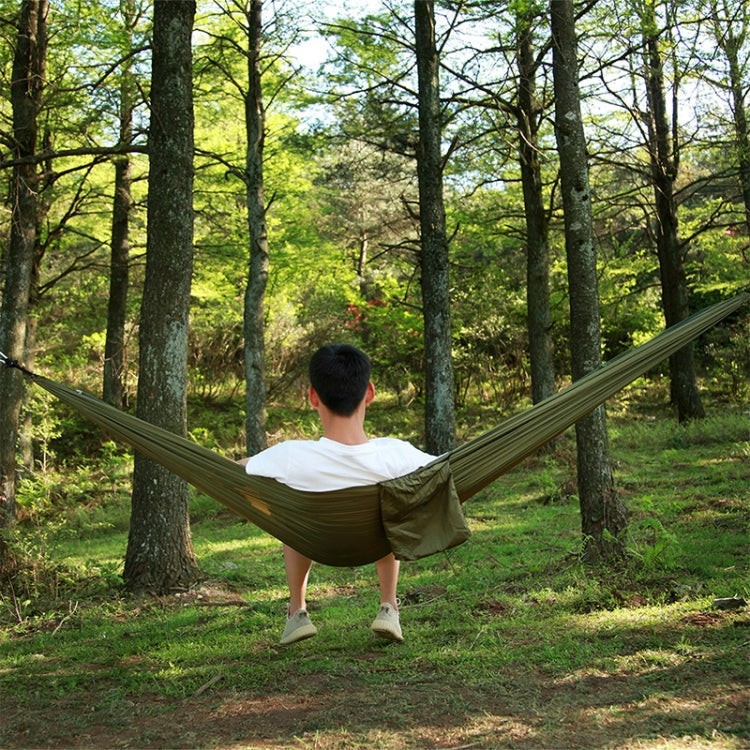 Frendorf | 1-2 Personen Outdoor Moskito Netz Fallschirm Hängematte Camping Hängendes Schlafbett Schaukel Tragbarer Doppelstuhl, 260 x 140cm