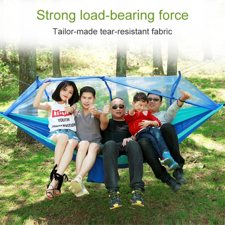 Frendorf | 1-2 Personen Outdoor Moskito Netz Fallschirm Hängematte Camping Hängendes Schlafbett Schaukel Tragbarer Doppelstuhl, 260 x 140cm