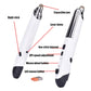 Frendorf | PR-08 1600DPI 6 Tasten 2.4G Drahtloser Electronic Whiteboard Stift Multifunktions Stift Maus PPT Flip Stift (Rot)