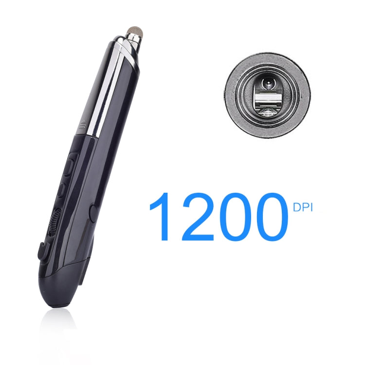 Frendorf | PR-08 1600DPI 6 Tasten 2.4G Drahtloser Electronic Whiteboard Stift Multifunktions Stift Maus PPT Flip Stift (Rot)