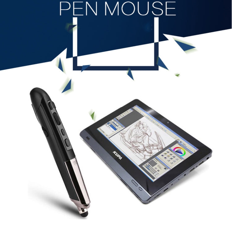 Frendorf | PR-08 1600DPI 6 Tasten 2.4G Drahtloser Electronic Whiteboard Stift Multifunktions Stift Maus PPT Flip Stift (Rot)