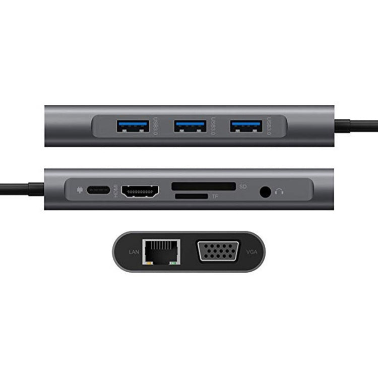 Frendorf | 10 in 1 Type-C Multi-Function Docking Station PD Schnelllade HUB